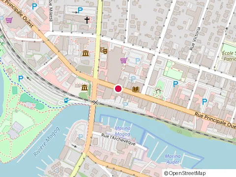 Location of Café Hubert Saint-Jean - Magog at 464 Rue Principale O, Magog
