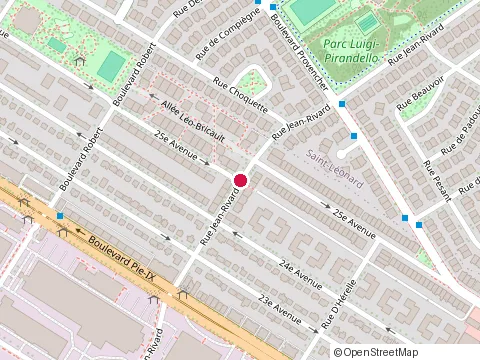Location of Café Igli at 4102 Rue Jean-Rivard, Montréal