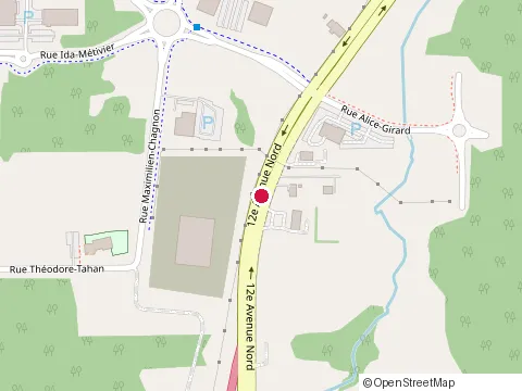 Location of Cafe Lynda at 2500 12E Ave N, Sherbrooke