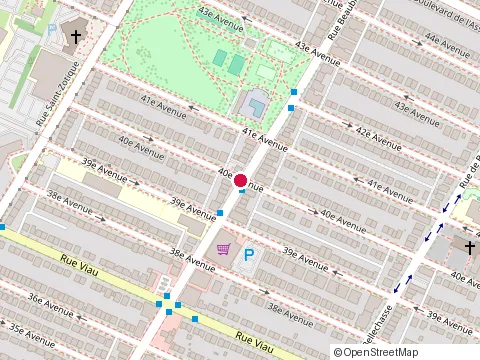 Location of Café Mitchmitch at 5162 Rue Beaubien E, Montréal