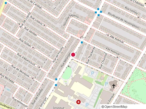 Location of Cafe Nataly Restaurant at 5320 Rue Bélanger, Montréal