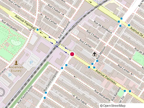 Location of Café Orr at 5368 avenue Papineau, Montréal