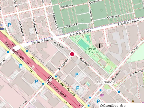 Location of Café Paninoteca at 5252 Rue Ferrier, Montréal