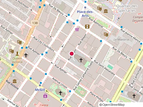 Location of Café Parvis at 433 Rue Mayor, Montréal