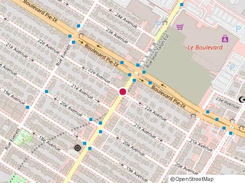 Location of Cafe Resto Barbès at 3911 Rue Jean-Talon E, Montréal