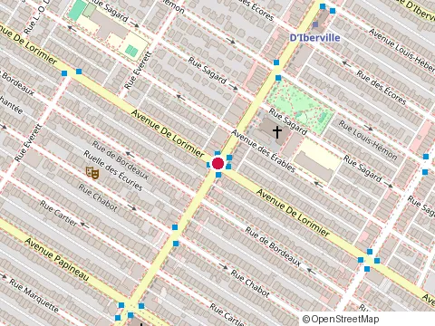 Location of Cafe Sidou at 2015 Rue Jean-Talon E, Montréal