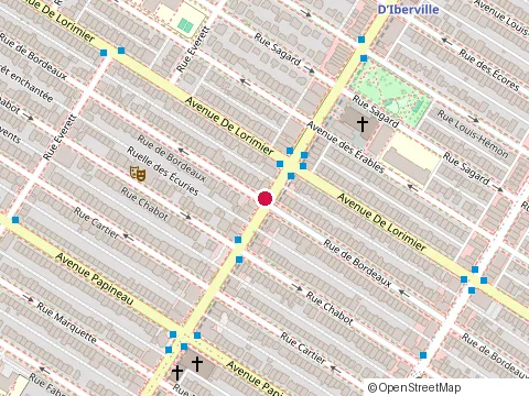 Location of Café Sportif Colosseo at 1965 Rue Jean-Talon E, Montréal