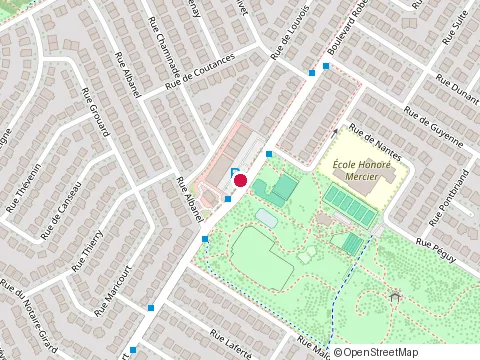 Location of Café Vanessa at 6029 Boulevard Robert, Saint-Léonard