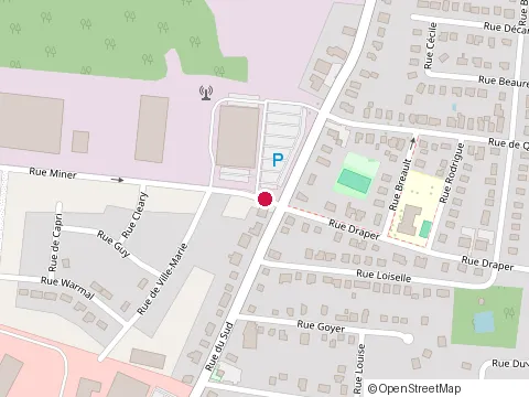 Location of Cafe Zora at 1122 Rue du Sud, Cowansville