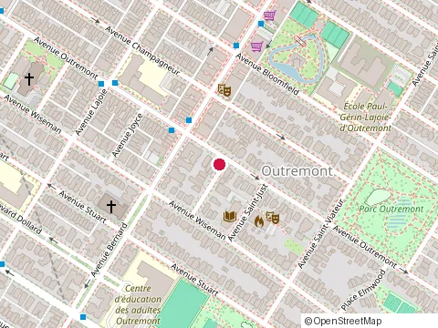 Location of Café Zosha at 5731 avenue du Parc, Montréal