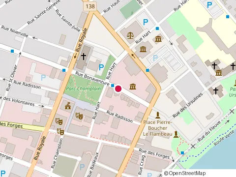 Location of Café-Bar Zénob at 171 Rue Bonaventure, Trois-Rivières