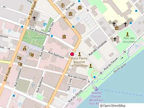 Location of Café-Bistro le Paladar at 1260 Rue Notre-Dame Centre, Trois-Rivières