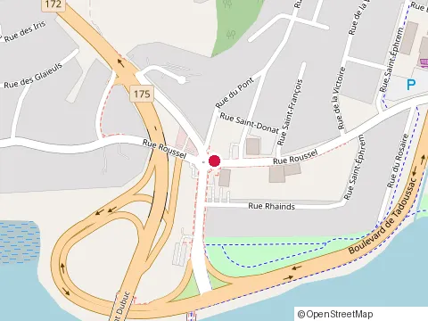 Location of Cafés Summum (les) at 2192 Rue Roussel, Chicoutimi
