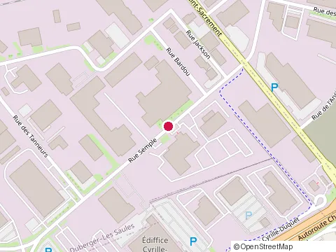 Location of Cafeteria l Desroches at 1450 Rue Semple, Québec