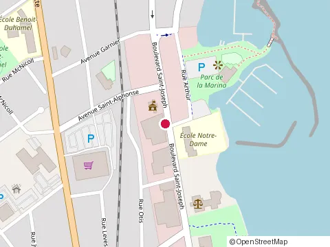 Location of Caij at 750 boulevard Saint-Joseph, Roberval