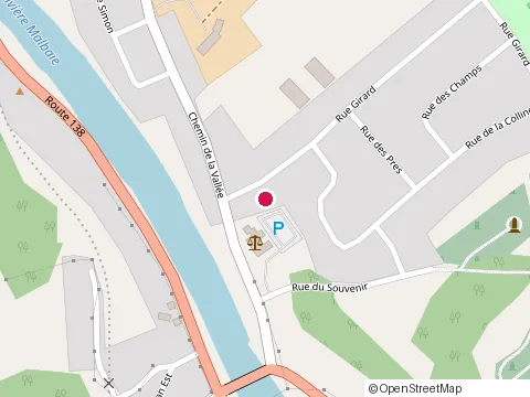 Location of Caij at 30 chemin de la Vallée, La Malbaie