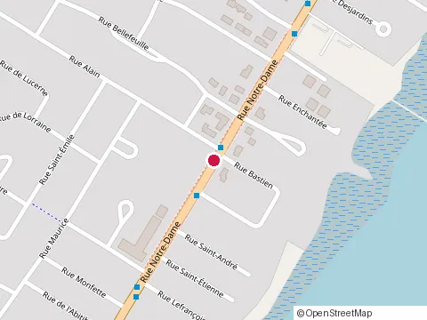 Location of Caïmite Créole at 677A Rue Notre-Dame, Repentigny