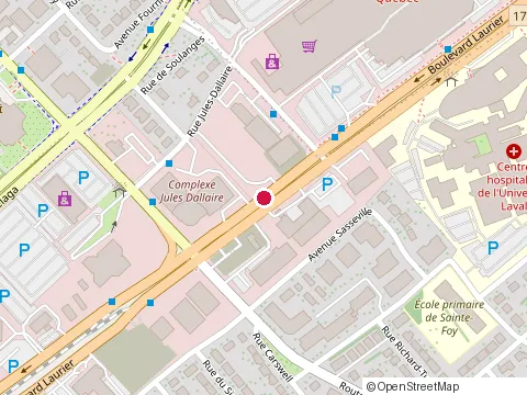 Location of Calao at 2820 Boulevard Laurier, Québec