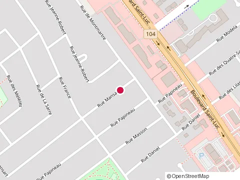 Location of Calfeutrage Apex at 11 Rue Papineau, Saint-Jean-sur-Richelieu