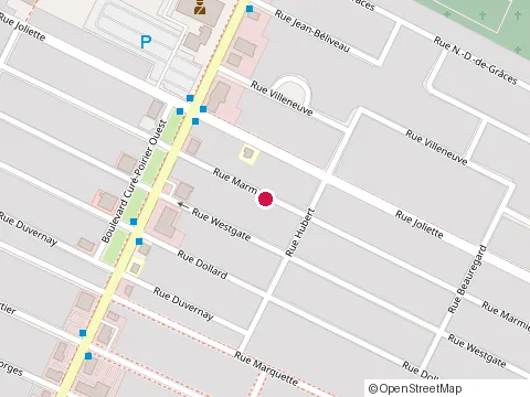 Location of Calfeutrage Bg at 1957 Rue Marmier, Longueuil