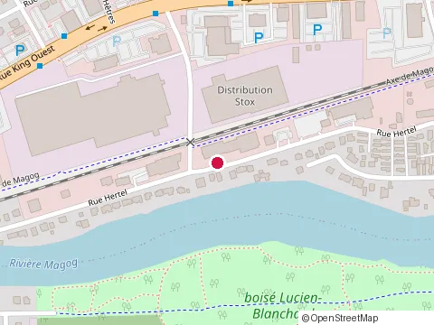 Location of Calfeutrage Écoénergie at 2734 Rue Hertel, Sherbrooke