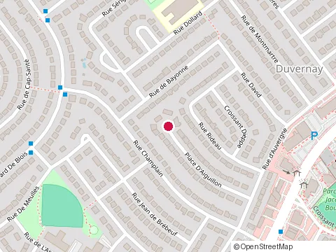 Location of Calfeutrage Mjm at 1065 place d'Aiguillon, Laval