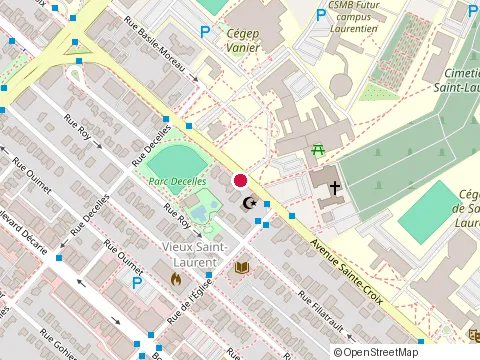 Location of Cali Derma at 822 Sainte Croix Ave #101, Québec