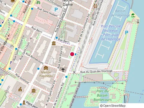 Location of Calteq Construction Management at 739 de la Commune St W, Montréal