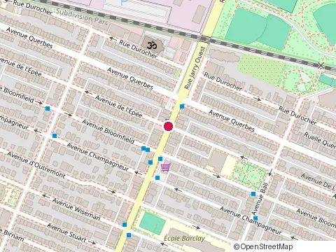 Location of Camille-Laurin Preschool at 8000 de l'Epee, Montréal