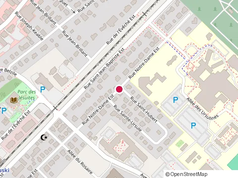 Location of Camiré Construction at 224 Rue Notre-Dame E, Rimouski