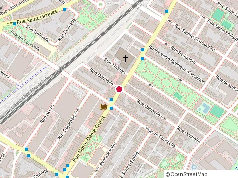 Emplacement de Campanelli au 4634 rue Notre Dame O, Montréal