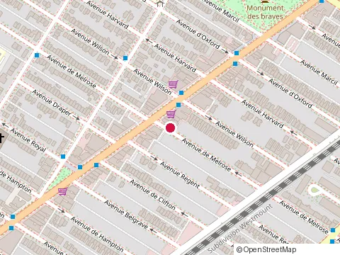 Location of Campbell Garage at 2177 Melrose Av, Montréal