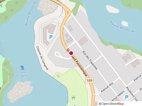Location of Camping des Chutes - Dolbeau-Mistassini at 44 Place Panoramique, Dolbeau-Mistassini