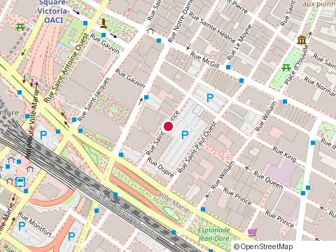 Location of Canada Appliance Services at 635 Rue Saint-Maurice, Montréal