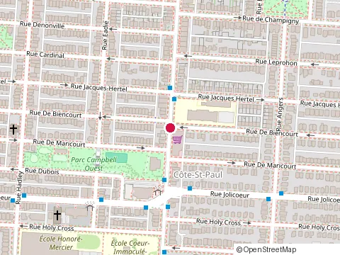 Location of Canada Excavation Regd at 1710 Rue de Biencourt, Montréal