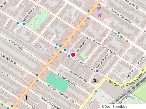Location of Canadian Cpap Supply at 21 avenue Winchester, Westmount