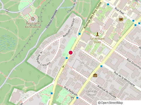 Location of Canadian Scholarship Trust Plan at 1250 Avenue des Pins Ouest, Montréal