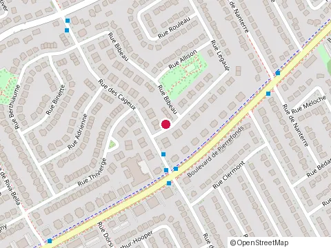 Location of Canapaint at 4832  Rue des Cageux, Pierrefonds