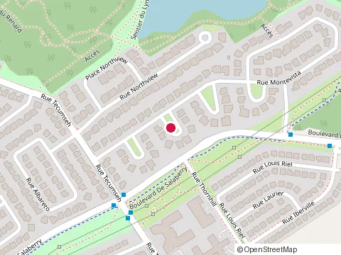 Location of Candev Construction Inc at 185 Rue Thornhill, Dollard-Des-Ormeaux