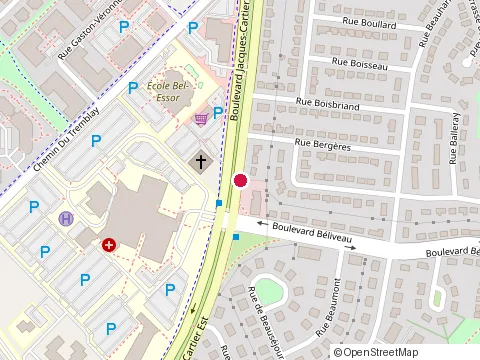 Location of Canin Feline Longueuil at 1514 Boulevard Jacques-Cartier E, Longueuil