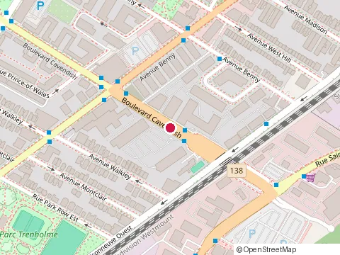 Location of Cantax Publications Inc at 3285 boulevard Cavendish, Montréal
