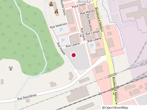 Location of Cantine Boivin - Arvida, Jonquière