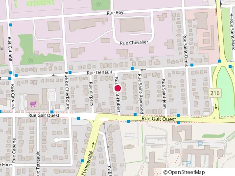 Location of Cantine Chez Meo, Sherbrooke