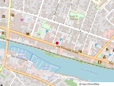 Location of Cantine Chez Paul at 283 Rue Principale O, Magog