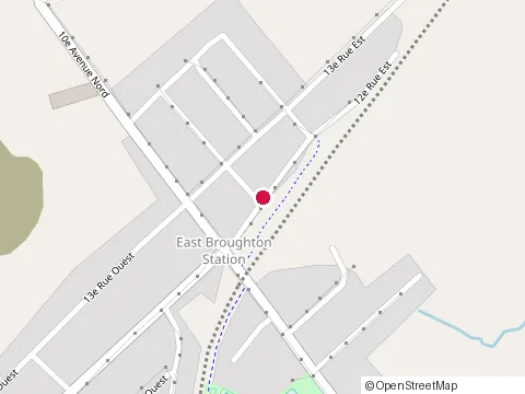 Location of Cantine Dodier at 247 7E Rue O, East Broughton Station