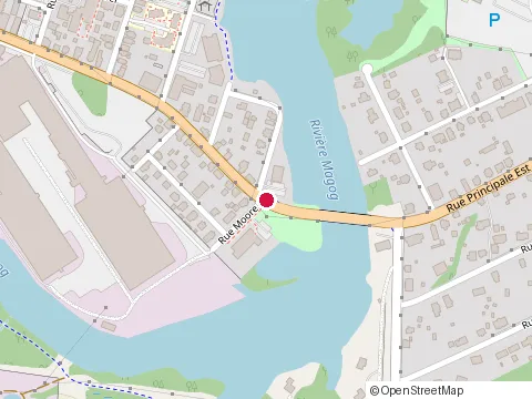 Location of Cantine du Lac at 1025 Rue Principale O, Magog