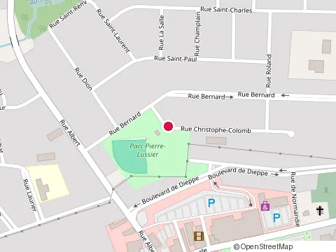 Location of Cantine du Parc at 213 Rue Christophe-Colomb, Cowansville