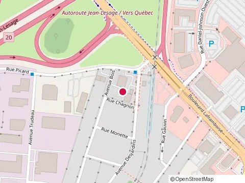 Location of Cantine Lucie Inc at 5825 avenue Desjardins, Saint-Hyacinthe