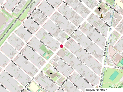 Location of Cantine St-Damase at 153 Rue St-Damase, Drummondville
