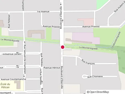 Location of Cantine Ti-Wick at 1020 boulevard d'Iberville, Saint-Jean-sur-Richelieu
